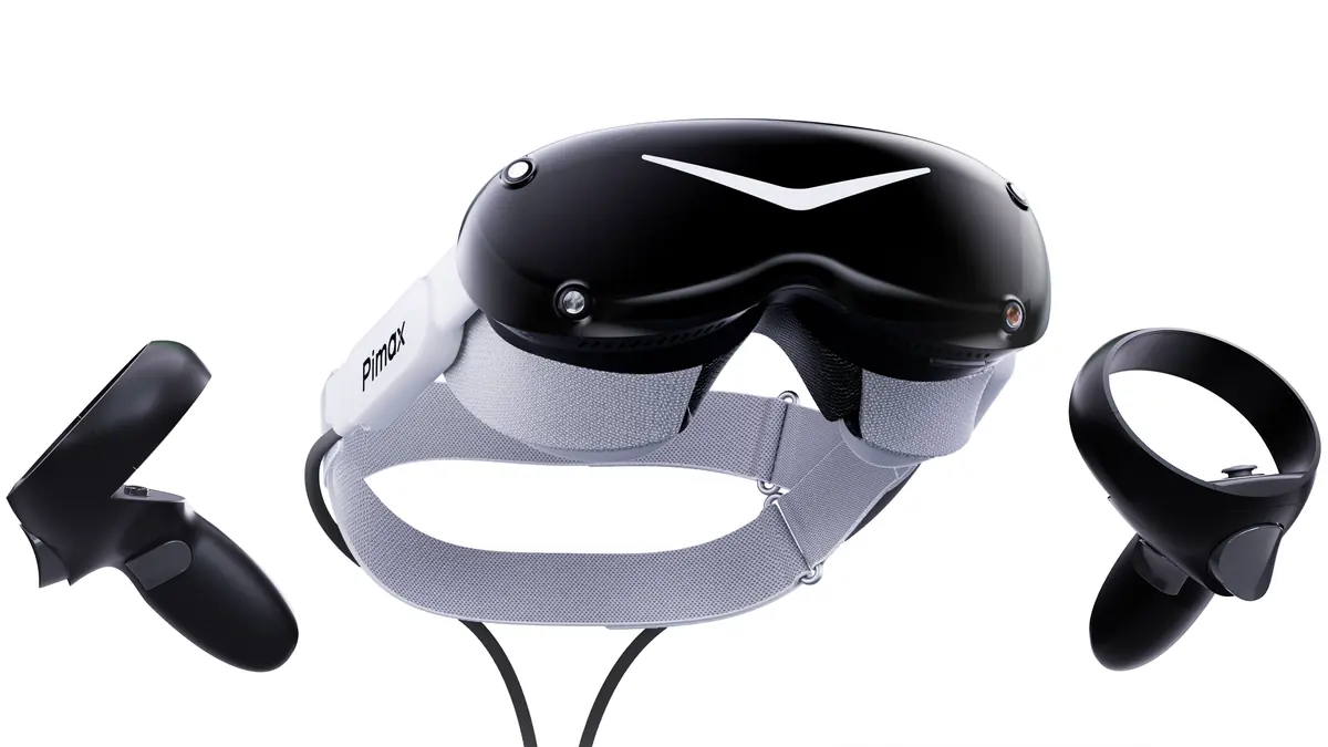 De Pimax Dream Air in de SLAM-versie met twee controllers